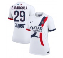 Paris Saint-Germain Bradley Barcola #29 Koszulka Wyjazdowa damskie 2025-26 Krótki Rękaw